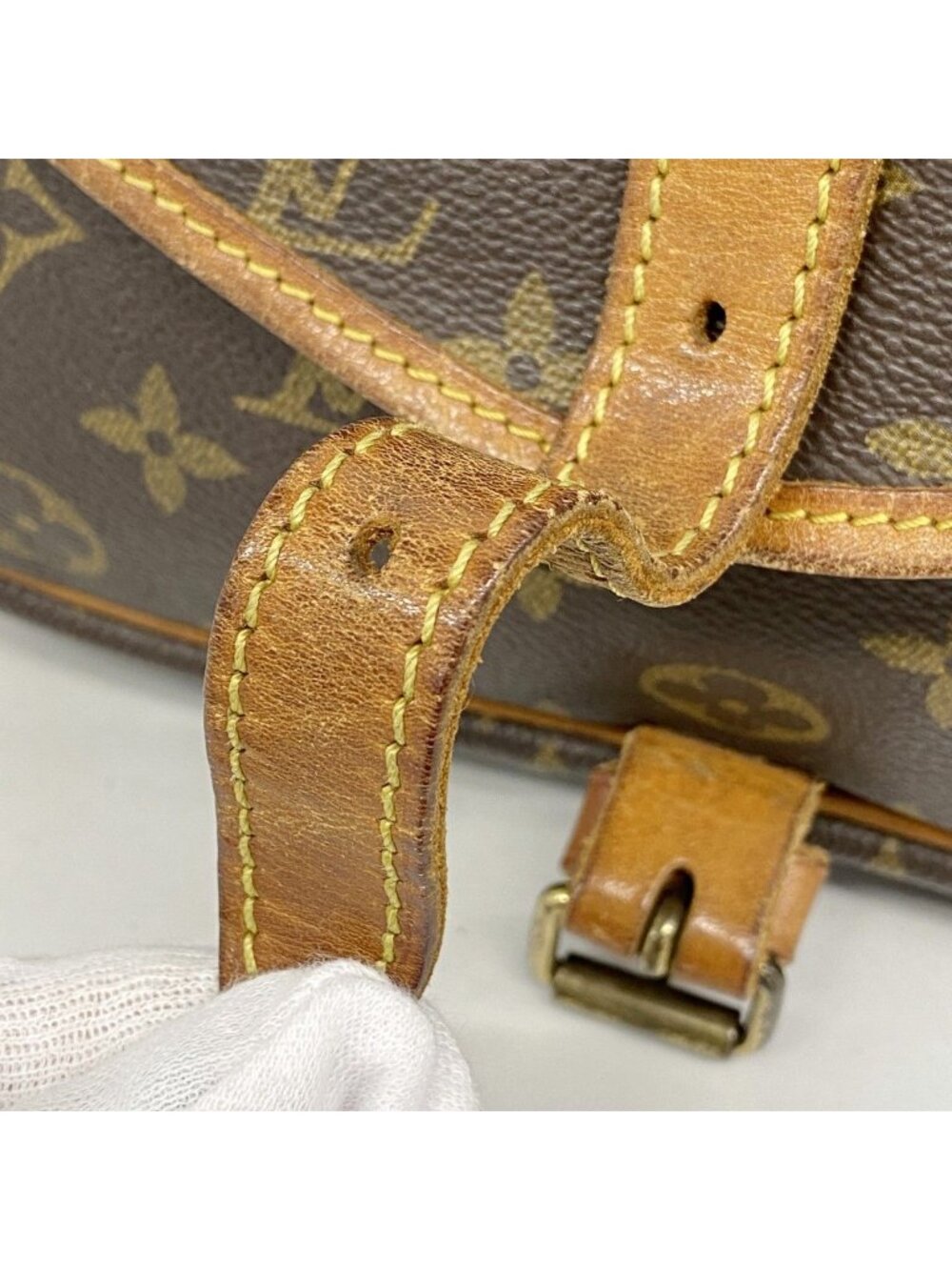 Louis Vuitton Shoulder Bag Monogram Saumur 30 Brown - Picture 7 of 10